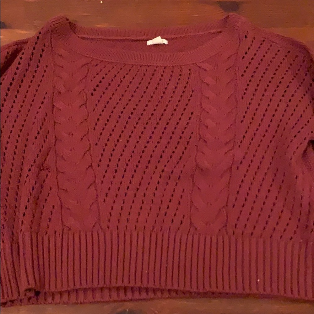 Garage Sweater Maroon - Picture 2 of 3